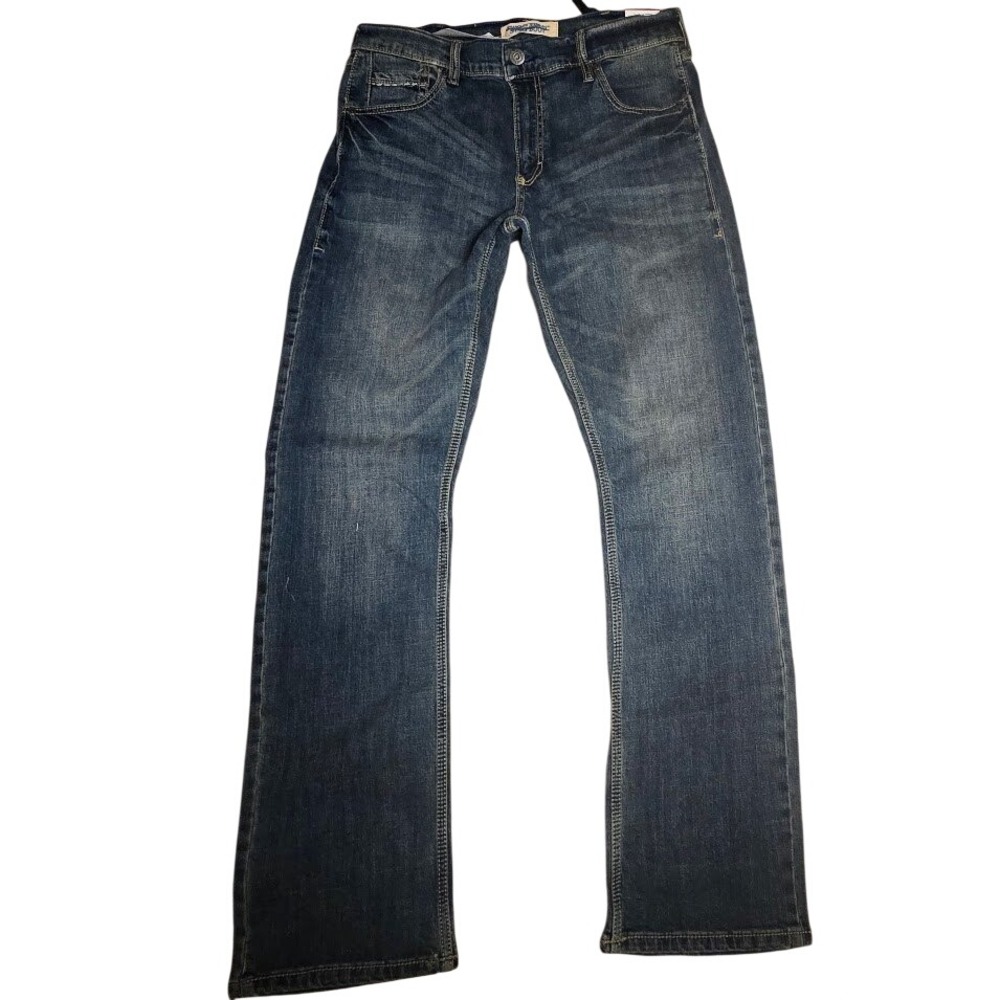 Wrangler Jeans Co Mens 34x34 Slim Boot Dark Wash Stretch Denim 99APWAD